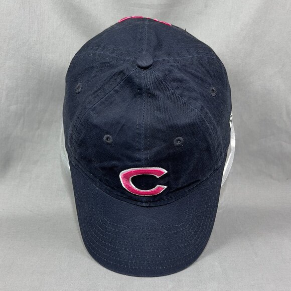 New Era Chicago Cubs MLB Strapback Hat Cap 940 Adjustable Navy Pink Dad Womens - Picture 7 of 15